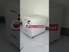 Gabinete de fichero de madera de 3 cajones