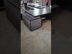 Escritorio Ejecutivo CEO Escritorio con gabinete lateral