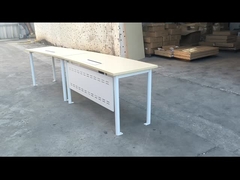 Mesa de trabajo de oficina de mesa de reuniones de madera