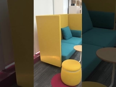 Muebles de oficina Sofá Modular Tejidos de privacidad para el salón