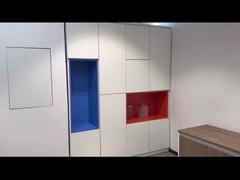 Muebles BESTON Armario de archivos blanco Armarios de archivos de madera Jefe Escritorio librería