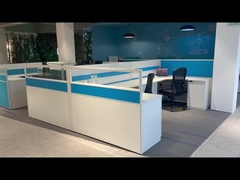 Beston Muebles 4 asientos oficina estación de trabajo escritorios espesor 30 mm divisoria del cubicle