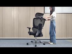 Silla de oficina ergonómica de alta calidad, comodidad y soporte.
