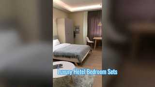 Juegos de dormitorio King Size de lujo para hoteles modernos