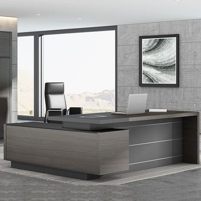 Los muebles de oficina ejecutivos del tamaño 1800m m fijan el ODM con los cajones
