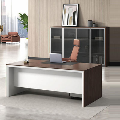Escritorios de oficina ejecutivo Boss de madera H 750 mm Mesas de director clásicas