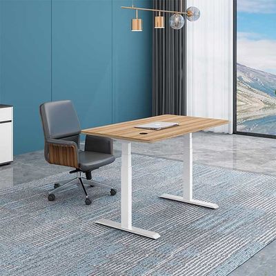 Escritorio de pie eléctrico de madera de escritorio ajustable de altura de oficina de 25 mm