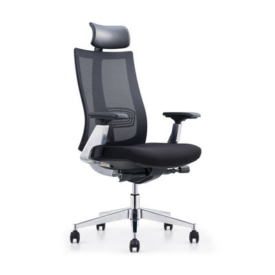 Silla de escritorio anti de la malla del negro de la vibración moderna con la ayuda lumbar ajustable