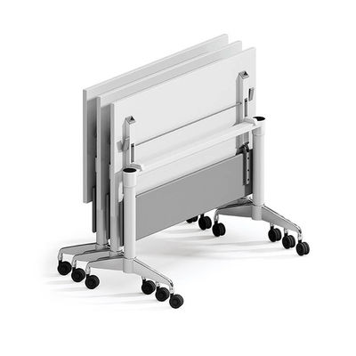 Grueso plegable de madera rectangular blanco 25m m de la tabla de entrenamiento para la sala de reunión