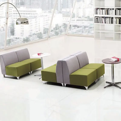 Sofá moderno combinable de la oficina del sofá de los muebles de oficinas de 23,6 pulgadas para el vestíbulo