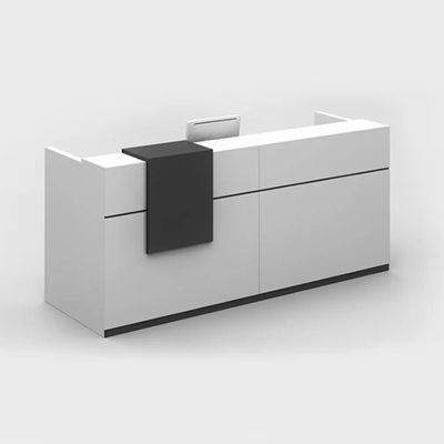 mostrador de recepción blanco de la oficina 1100Hmm 78,7 pulgadas con el mostrador de recepción