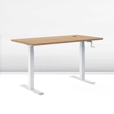 Mesa de pie de elevación manual de escritorio ajustable de altura de oficina de 1,2 m