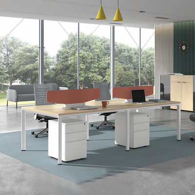 Estación de trabajo de oficina abierta Modular de 4 personas Personal Estación de trabajo de oficina Escritorio de trabajo