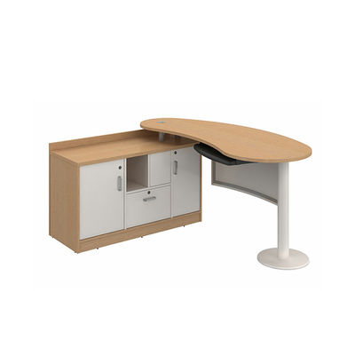 Pierna de metal popular de oficina MDF Muebles ejecutivos Escritorio