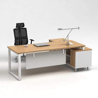1.8M Muebles de oficina Escritorio Director Ejecutivo Mesa de oficina con gabinete