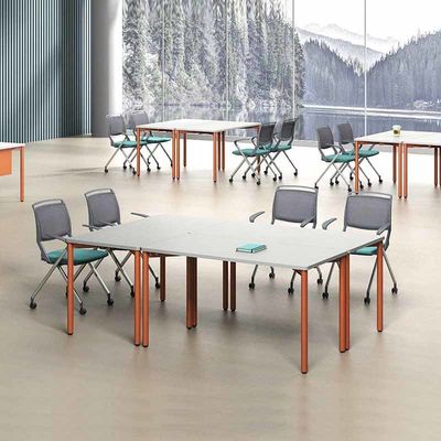 Mesa de escritorio de madera modular para la sala de lectura