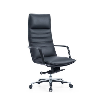 Sillones de oficina ergonómicos ejecutivos giratorios cómodos de cuero genuino