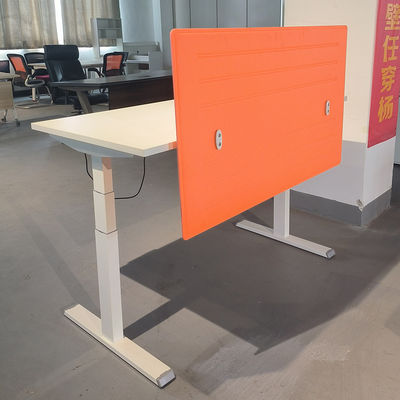 1.6M Escritorio de pie eléctrico de madera ergonómica blanca ajustable en altura