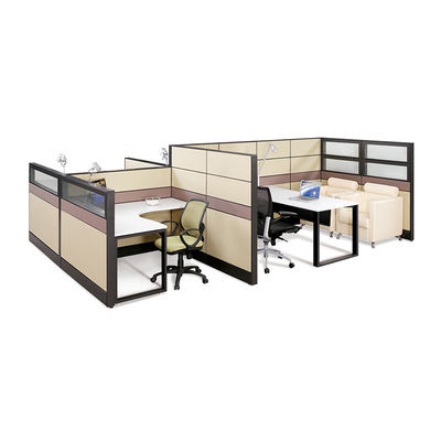 Modular 2 4 6 Escritorios Cubicos de oficina Estaciones de trabajo Muebles de oficina