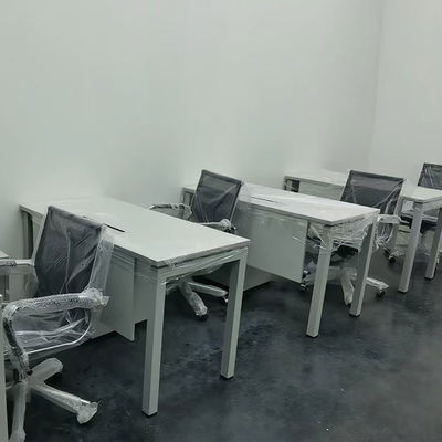 1.2M Mesa de trabajo para personal de computadora única de madera blanca para oficina