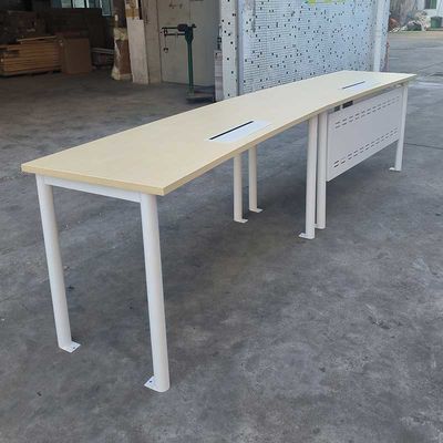 Rectangular de madera de escritorio curvado de oficina CEO Sala de reuniones Mesa de entrenamiento de oficina