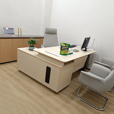 Escritorio Ejecutivo en Forma de L con Colores Personalizables y Dimensiones de 1800*1600*750mm