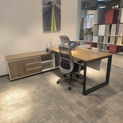 OEM y ODM Escritorio de oficina de madera Mesa de jefe Escritorio ejecutivo
