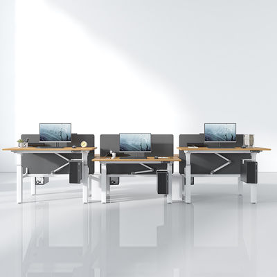 Mesa de pie eléctrica moderna de espalda a espalda de altura ajustable Estación de trabajo Escritorio