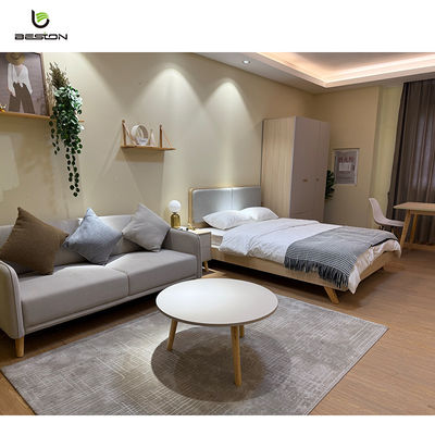 Fábrica proyecto personalizado cama de hotel de cinco estrellas conjunto de muebles de hotel