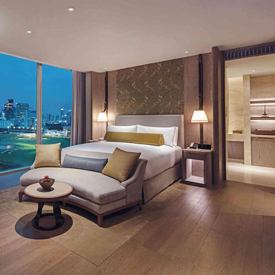 Solución de muebles de habitación de cama de madera