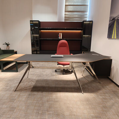 Escritorio de ventas calientes Escritorio moderno en forma de L de 1,8 m Escritorio ejecutivo para muebles de oficina de CEO