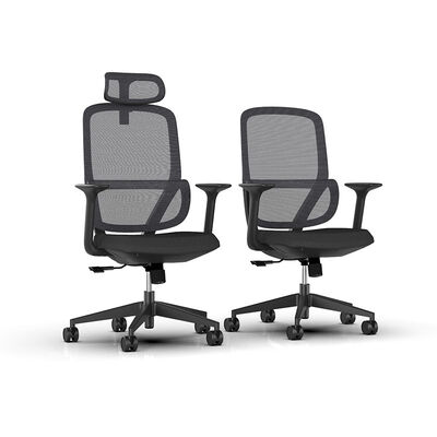 Silla de trabajo ajustable negra Muebles de oficina para el hogar malla Silla de oficina ejecutiva Muebles