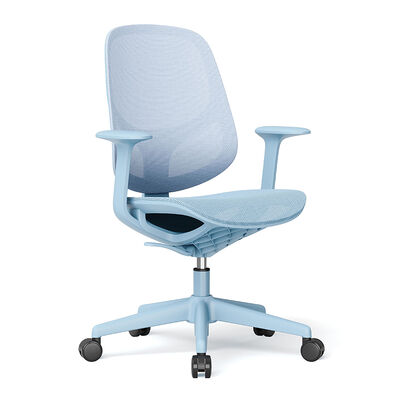 Silla de Oficina Ergonómica de Malla con Respaldo de Malla Transpirable, Elevador de Gas de 100 mm y Base de Cinco Estrellas de PP de 330 mm